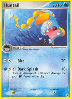 Huntail card from Hidden Legends, number 19/101