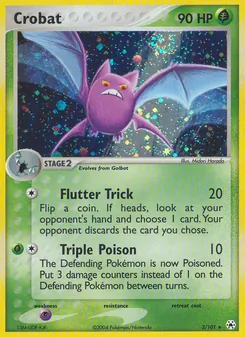 Crobat card from Hidden Legends, number 3/101