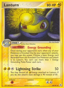 Lanturn card from Hidden Legends, number 38/101