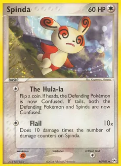Spinda card from Hidden Legends, number 48/101