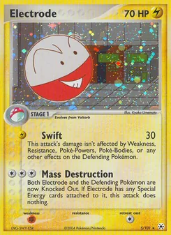 Electrode card from Hidden Legends, number 5/101