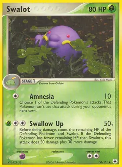 Swalot card from Hidden Legends, number 50/101