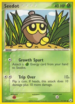 Seedot card from Hidden Legends, number 71/101