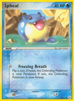 Spheal card from Hidden Legends, number 74/101