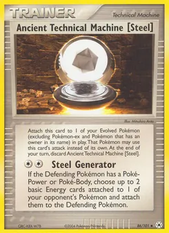 Ancient Technical Machine [Steel] card from Hidden Legends, number 86/101