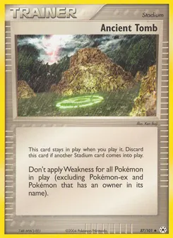 Ancient Tomb card from Hidden Legends, number 87/101