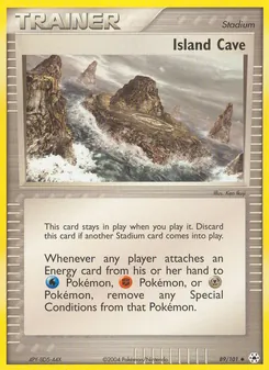 Island Cave card from Hidden Legends, number 89/101