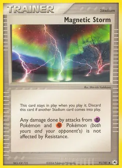 Magnetic Storm card from Hidden Legends, number 91/101