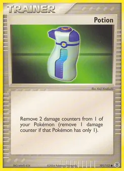 Potion card from FireRed & LeafGreen, number 101/112