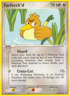 Farfetch'd card from FireRed & LeafGreen, number 23/112
