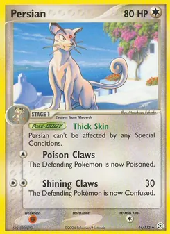 Persian card from FireRed & LeafGreen, number 44/112