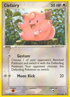 Clefairy card from FireRed & LeafGreen, number 59/112
