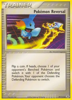 Pokémon Reversal card from FireRed & LeafGreen, number 97/112