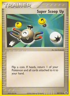 Super Scoop Up card from FireRed & LeafGreen, number 99/112