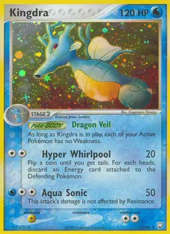 Kingdra card from Team Rocket Returns, number 12/109