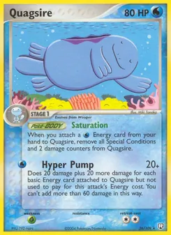 Quagsire card from Team Rocket Returns, number 26/109