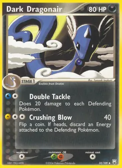 Dark Dragonair card from Team Rocket Returns, number 32/109
