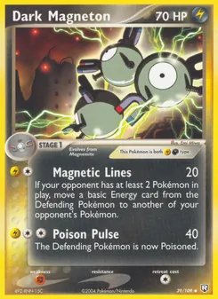 Dark Magneton card from Team Rocket Returns, number 39/109