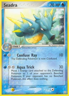 Seadra card from Team Rocket Returns, number 48/109