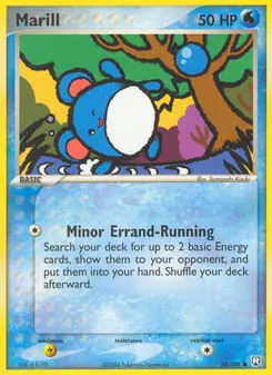 Marill card from Team Rocket Returns, number 68/109