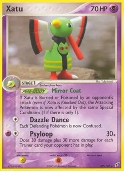 Xatu card from Deoxys, number 29/107
