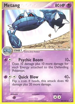 Metang card from Deoxys, number 40/107