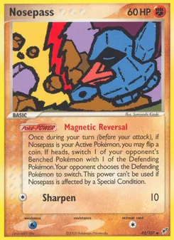 Nosepass card from Deoxys, number 42/107
