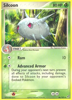 Silcoon card from Deoxys, number 46/107