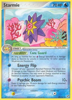 Starmie card from Deoxys, number 48/107