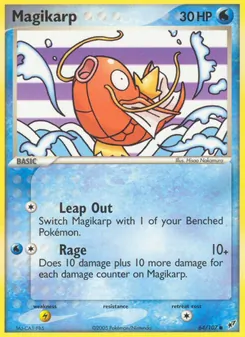 Magikarp card from Deoxys, number 64/107