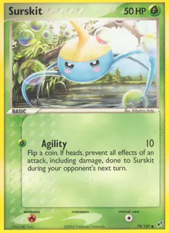 Surskit card from Deoxys, number 78/107