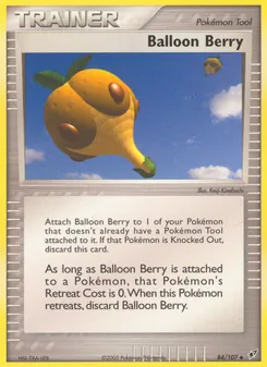 Balloon Berry card from Deoxys, number 84/107