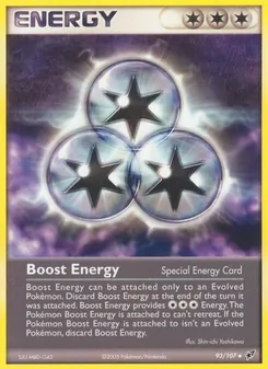 Boost Energy card from Deoxys, number 93/107