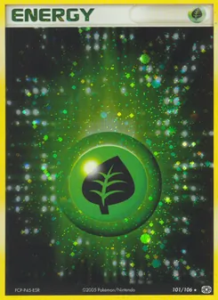 Grass Energy card from Emerald, number 101/106