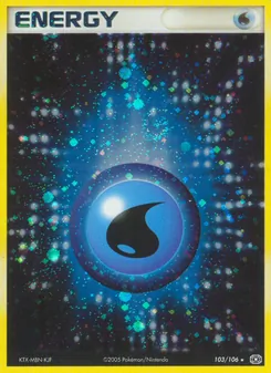 Water Energy card from Emerald, number 103/106