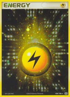 Lightning Energy card from Emerald, number 104/106