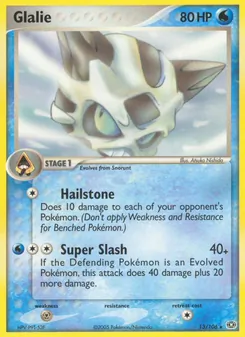 Glalie card from Emerald, number 13/106