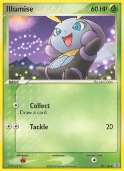 Illumise card from Emerald, number 32/106