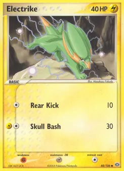 Electrike card from Emerald, number 48/106