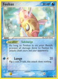 Feebas card from Emerald, number 49/106