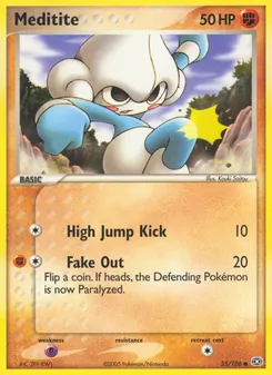 Meditite card from Emerald, number 55/106
