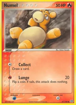 Numel card from Emerald, number 57/106