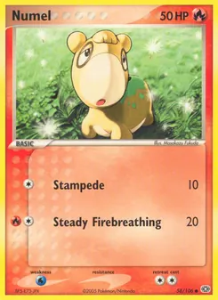 Numel card from Emerald, number 58/106