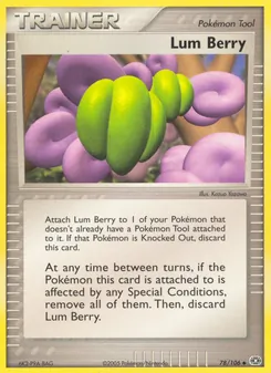 Lum Berry card from Emerald, number 78/106