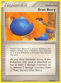 Oran Berry card from Emerald, number 80/106