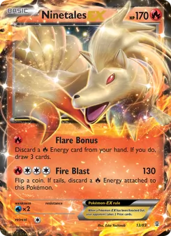 Ninetales EX card from Generations, number 13/83