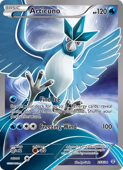 Articuno card from Generations, number 25/83