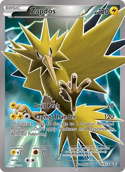 Zapdos card from Generations, number 29/83