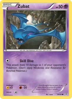 Zubat card from Generations, number 30/83