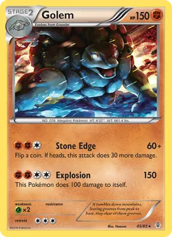 Golem card from Generations, number 45/83